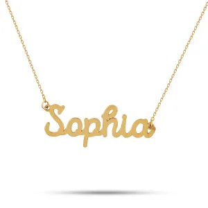 Personalized Name Necklace in 14k Gold Custom Name Necklace Dainty Name Necklace Name Plate Necklace Initial Name Pendant Necklace Customized Jewelry Gifts for Women, Her, Girls, Mother