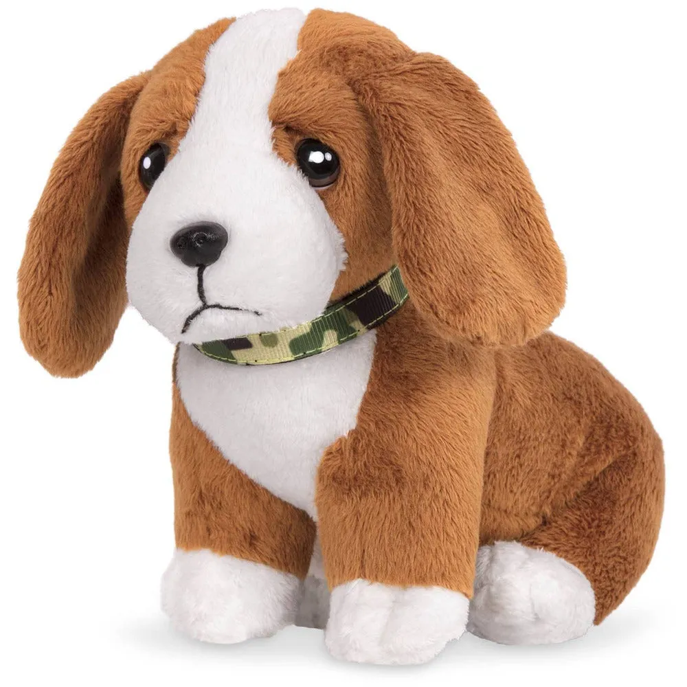 Pet Dog Plush with Posable Legs - Basset Hound Pup