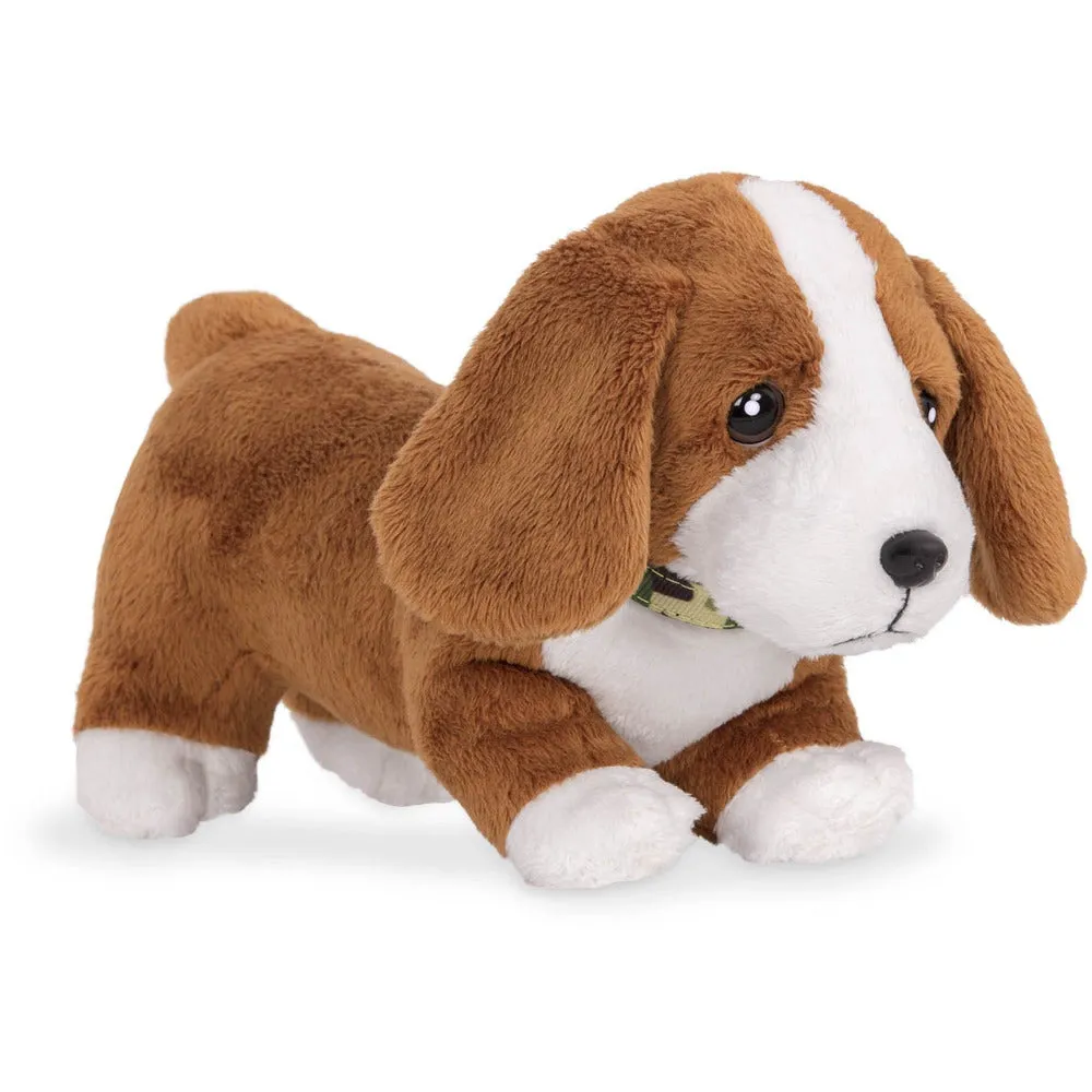 Pet Dog Plush with Posable Legs - Basset Hound Pup