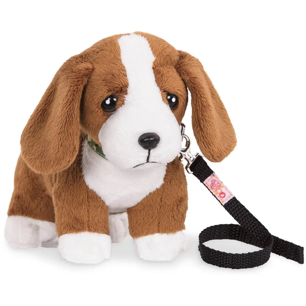 Pet Dog Plush with Posable Legs - Basset Hound Pup