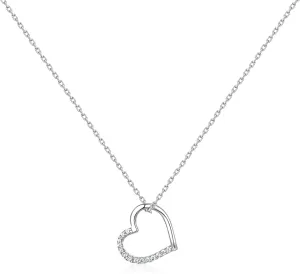 Raelyn&Bev. L'Amour Collection Jewelery,Heart Pendant Necklace,Choker Necklaces For Women, Girls with Polishing Cloth and Velvet Drawstring Bag