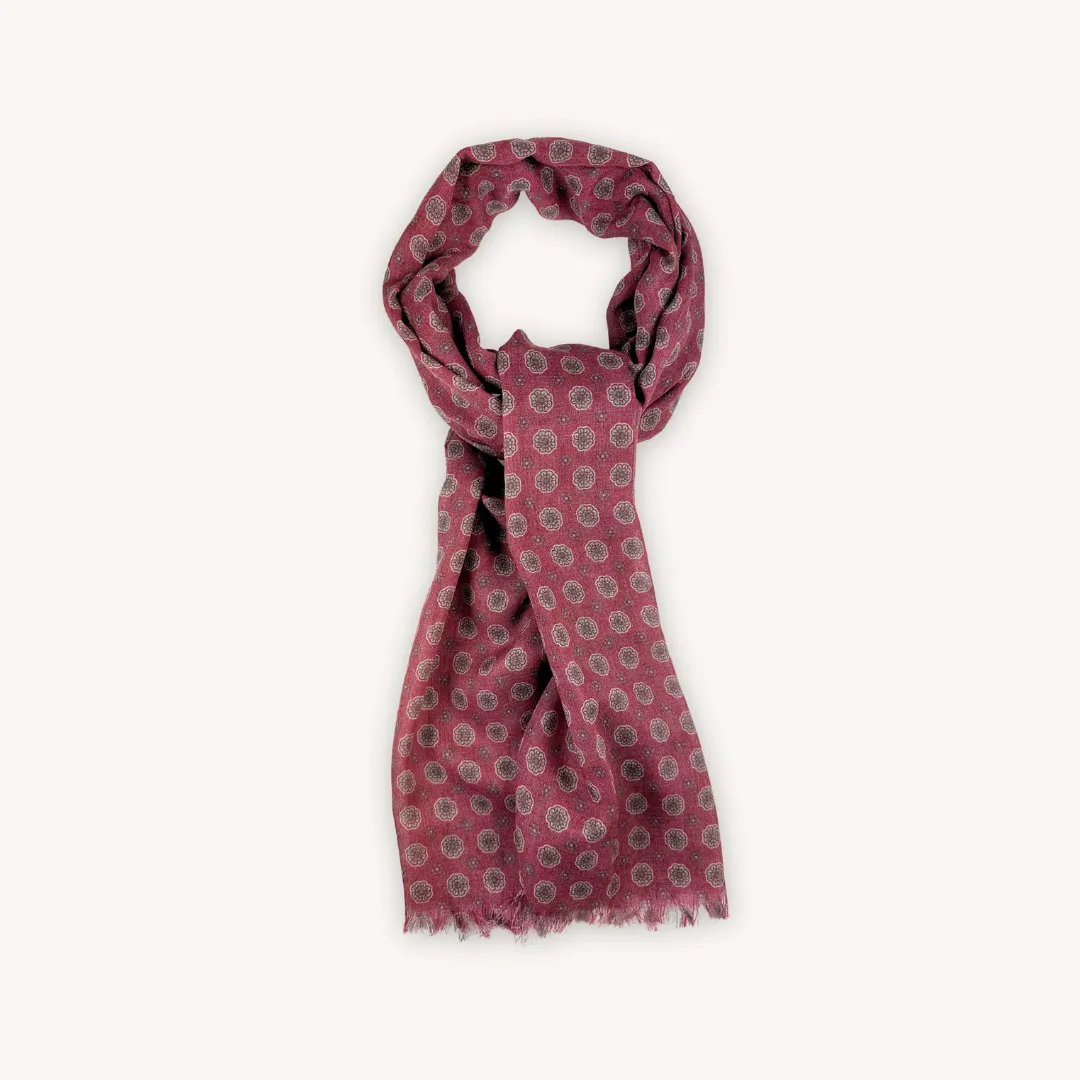Red Viscose Scarf