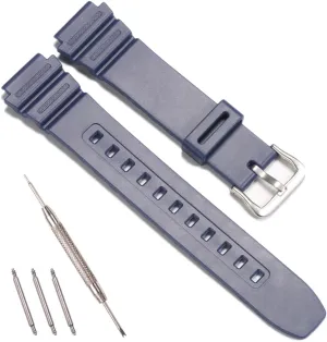 Resin Replacement Watchband Compatible with Casio F-108 AE1000W AE1200 W735H W218H W800H Mens Womens Strap 18mm Watch Accessories