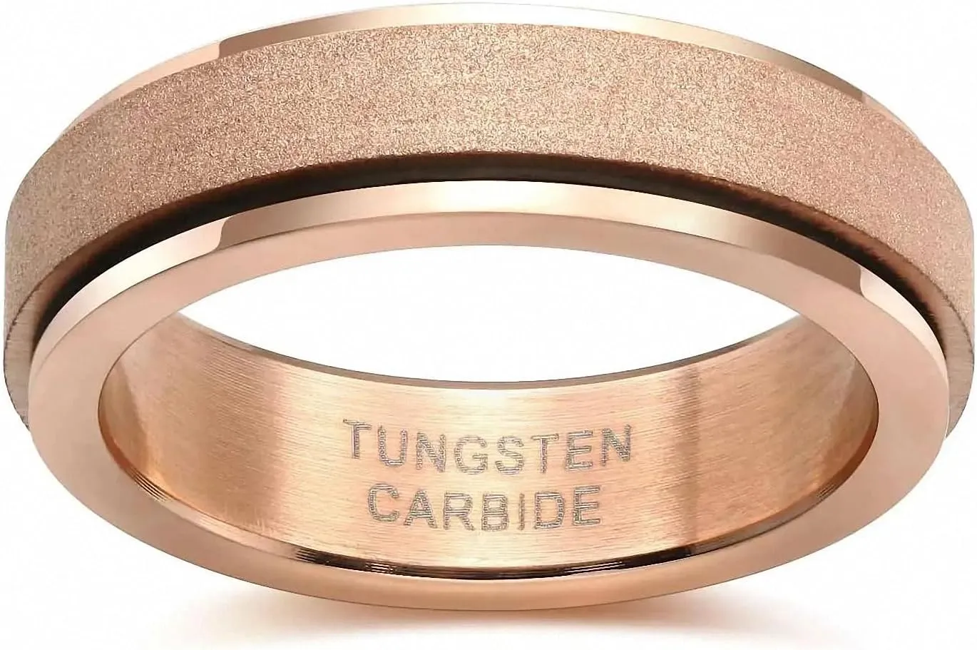 Rose Gold Rings Tungsten Rainbow Pride Rings Female Jewlery Blue Colorful Ring Love Couple Gift Rings
