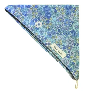 Rosie & Coco Scarf  Large Blue Floral