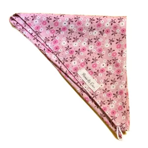 Rosie & Coco Scarf White Pink Floral