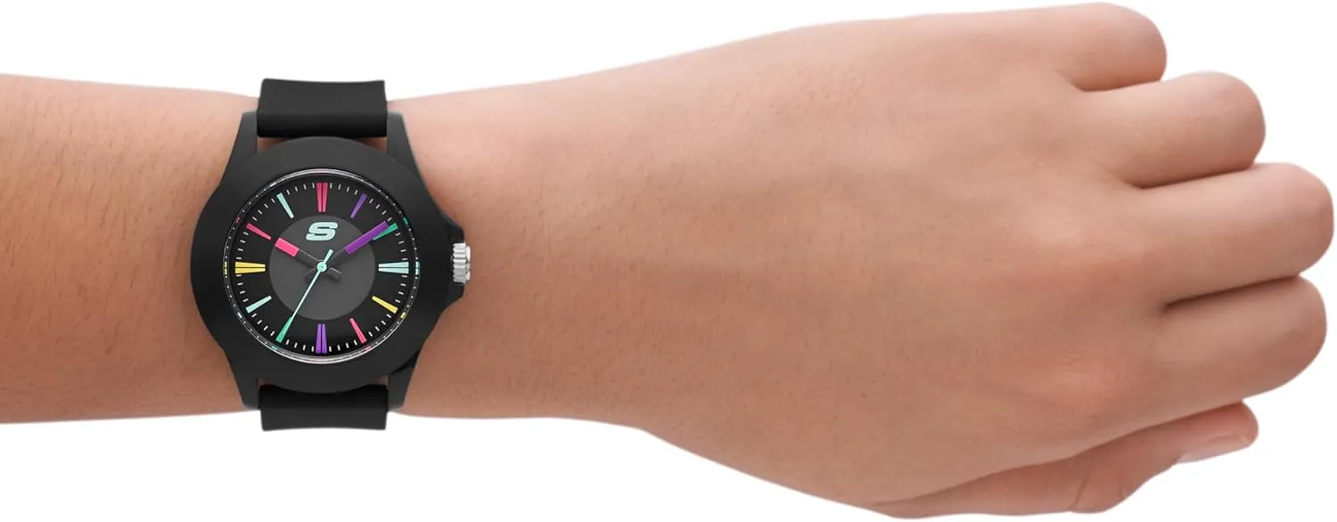 Skechers Women's Rosencrans Mid Quartz Plastic and Silicone Casual Sports Watch