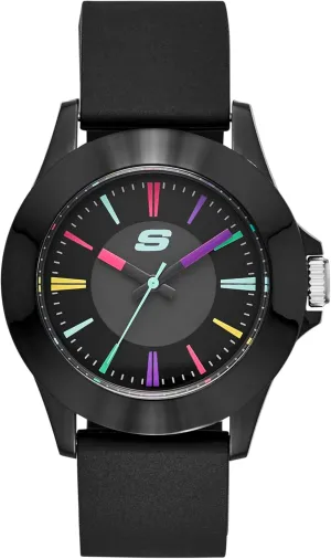 Skechers Women's Rosencrans Mid Quartz Plastic and Silicone Casual Sports Watch