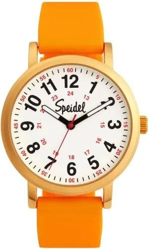 Speidel Original Scrub Watch for Nurse, Medical Professionals and Students  Various Medical Scrub Colors, Easy Read Dial, Military Time with Second Hand, Silicone Band, Water Resistant