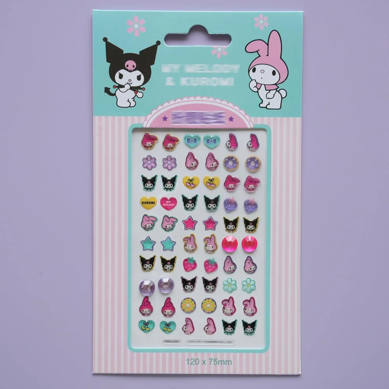 Stick on Earrings for Little Girls 4-6 - Kids Girls Stick on Earrings Cute Colorful Toddlers 3D Sticker Self-Adhesive Craft Gem Jewelry Stickers
