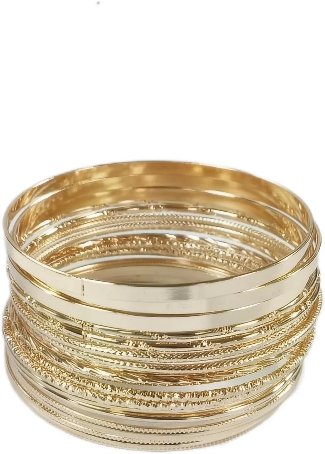 tenghong2021 Bohemian Gold Silver Chunky Bangle Multilayer Stretch Snake Chunky Bracelets for Women Men Layered Stretchy Link Chain Bracelet Wide Wristband Trendy Jewelry