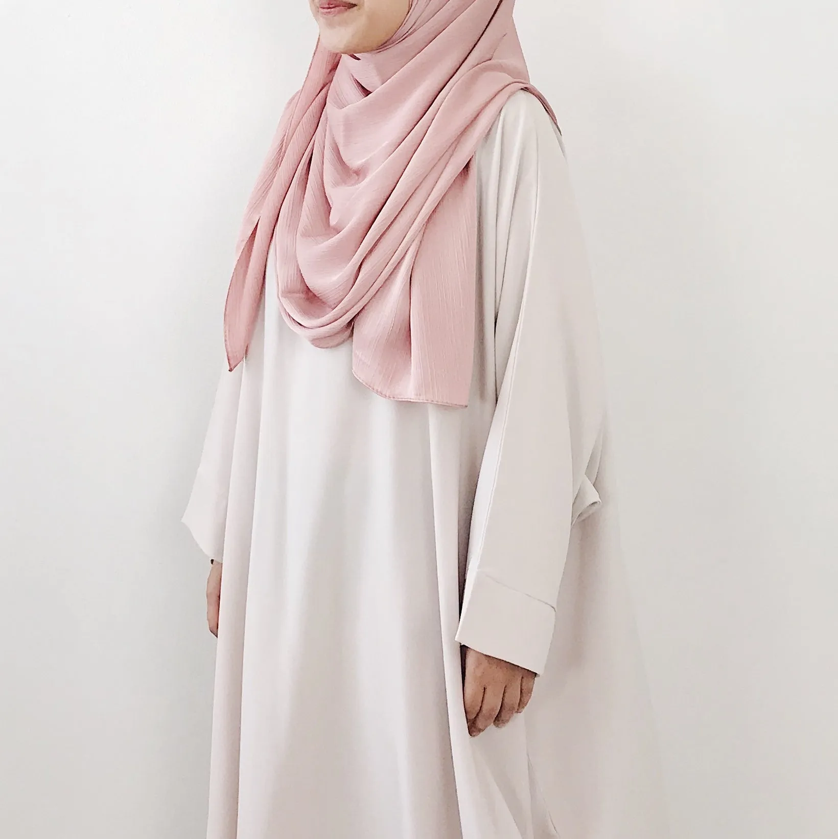 Textured Satin : Blush