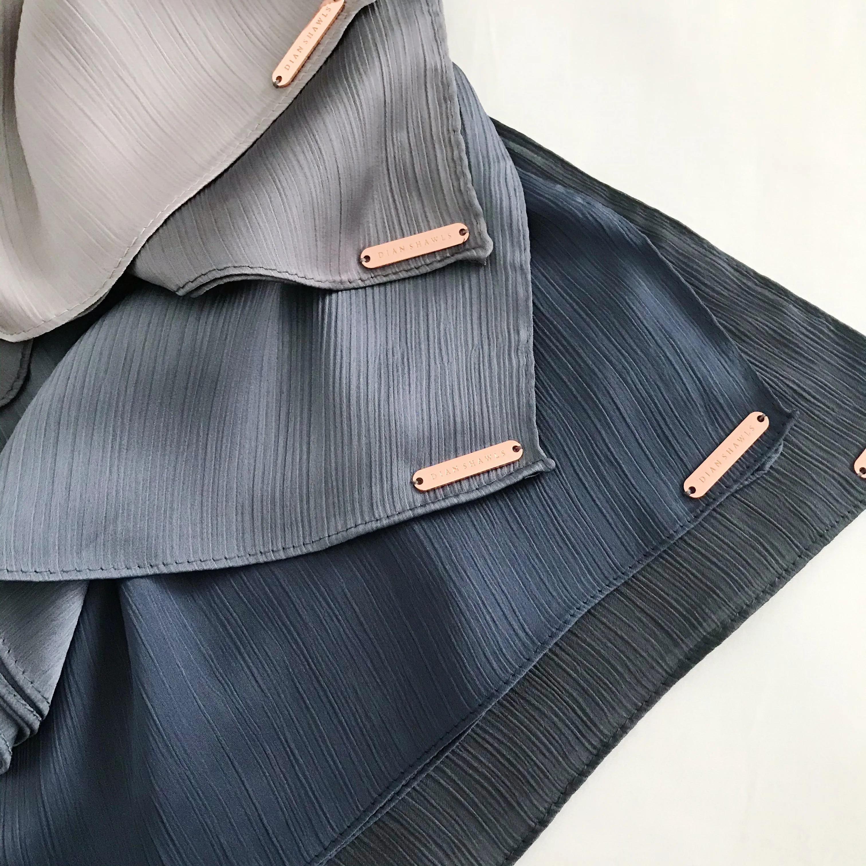 Textured Satin : Soft Peach
