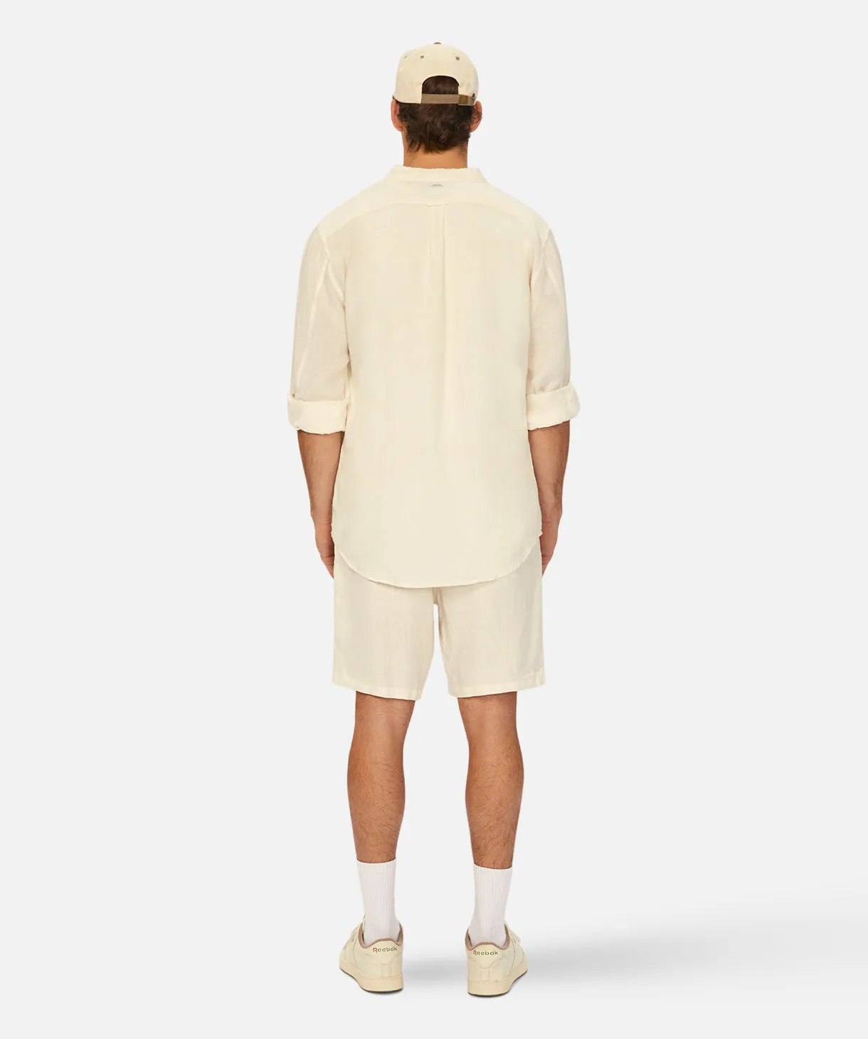 The Tennyson Linen L/s Shirt - YD Cream
