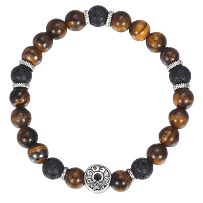 Tiger's Eye Tribal Beaded Bracelets