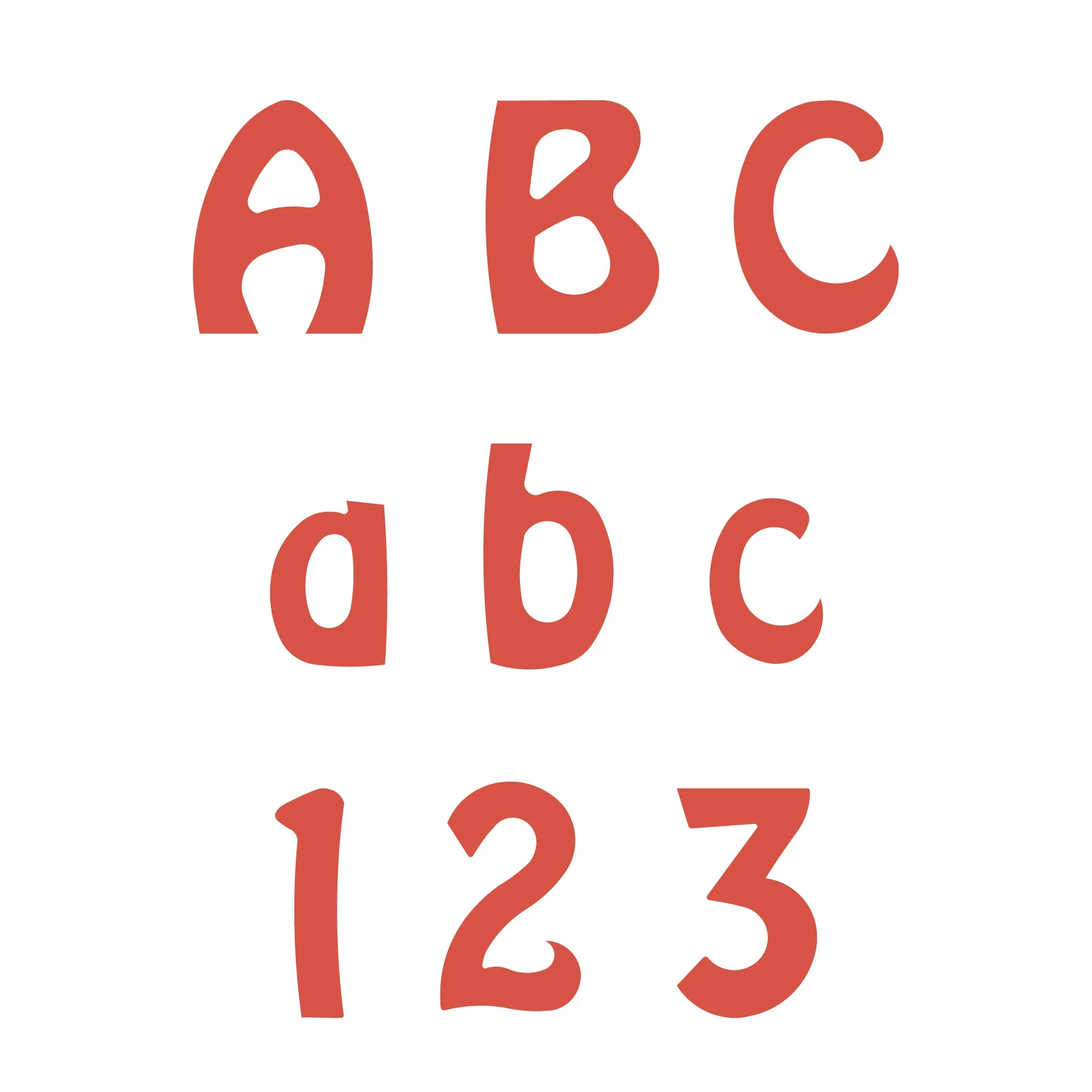 Traveler Alphabet - 3"