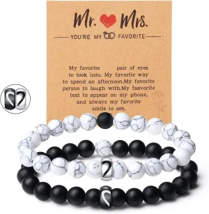 XIANNVXI Matching Bracelets Gifts for Love Couples Bracelets Gifts for Wife Girlfriends Boyfriends Birthday Gifts Anniversary Engagement Gifts