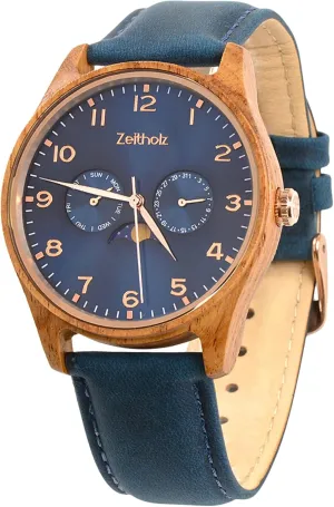 Zeitholz Wood Watches for Men, Wooden Watch, Gifts, Analog Watch, New Klitten Collection 42mm with Japanese Quartz Movement.